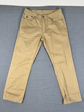 Polo by Ralph Lauren Tan Straight-Leg Chinos